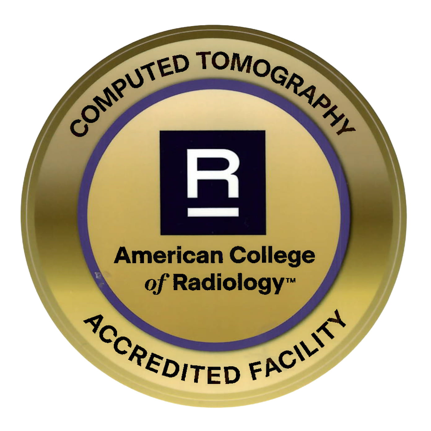Computed Tomography Accreditation Seal