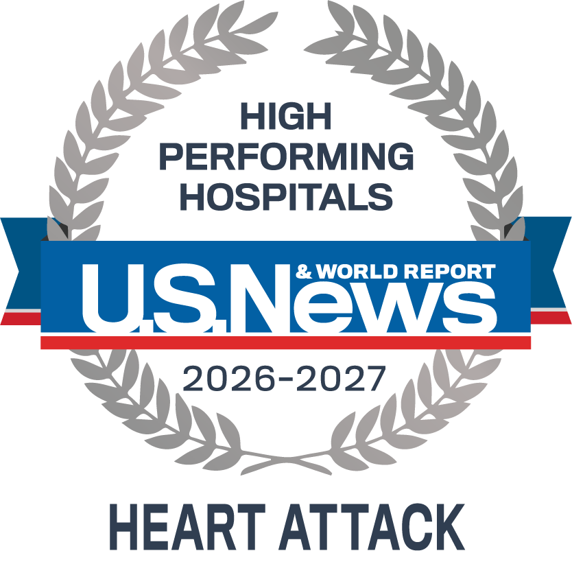 U.S. News badge for Heart Attack