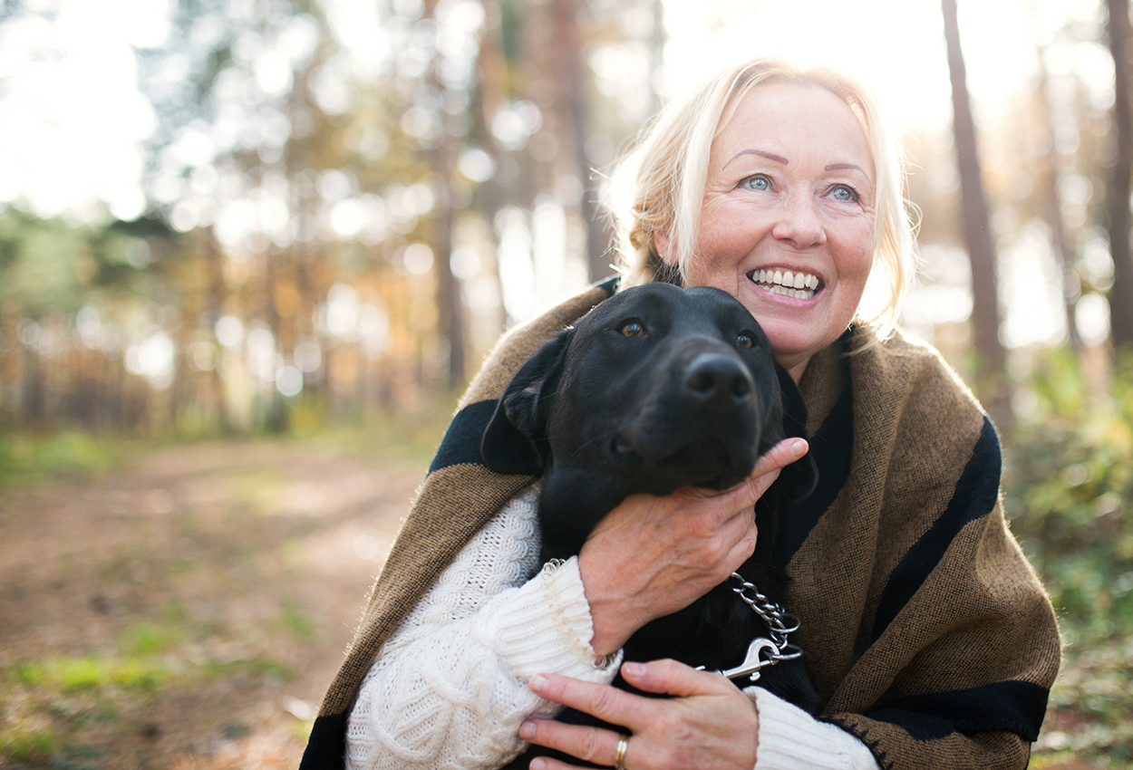 Woman and Dog