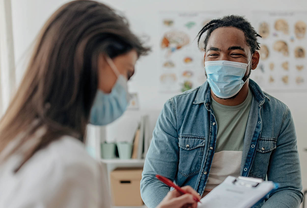 Urgent Care Nurse and Patient