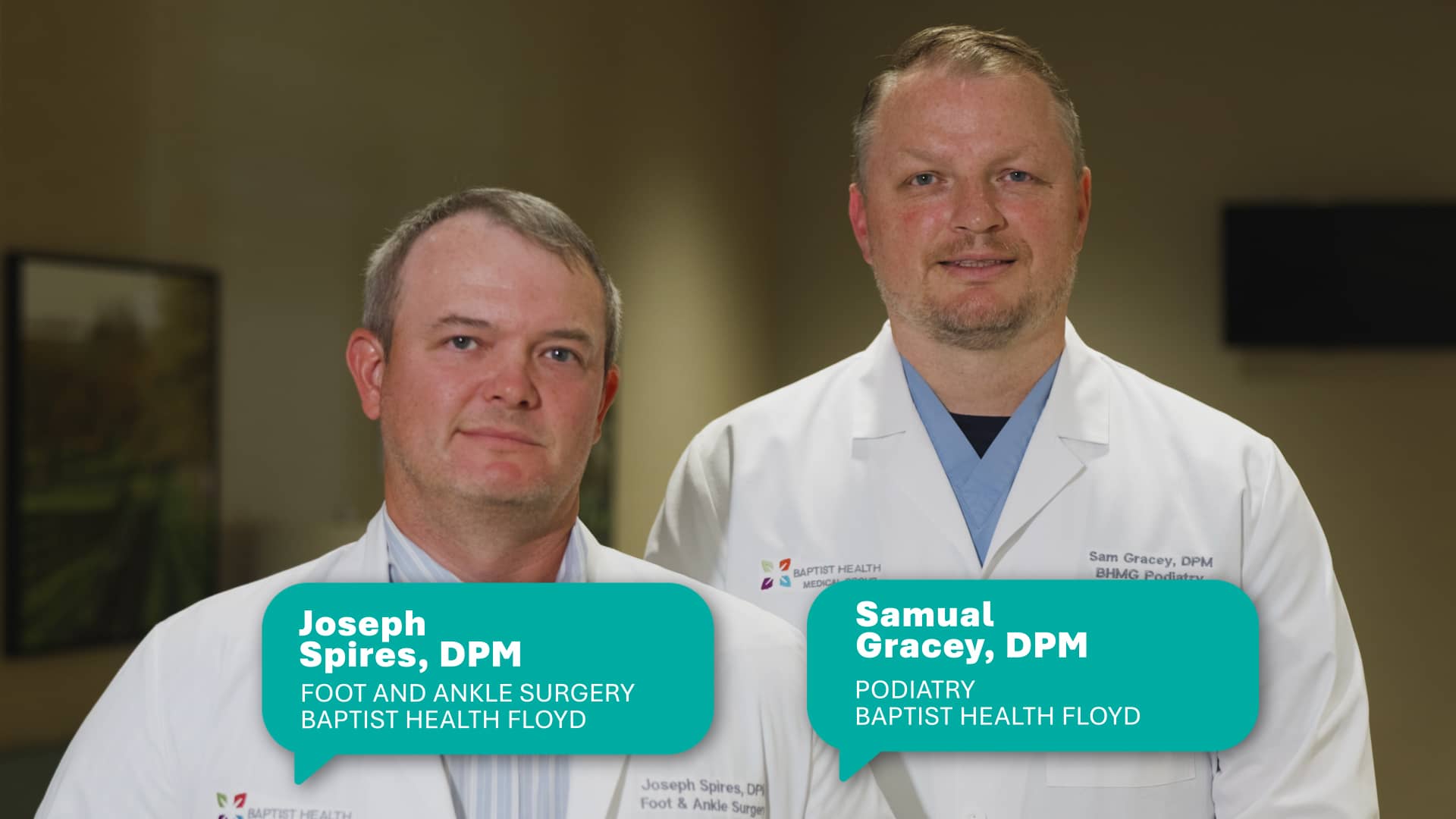 Joseph Spires, DPM and Samual Gracey, DPM