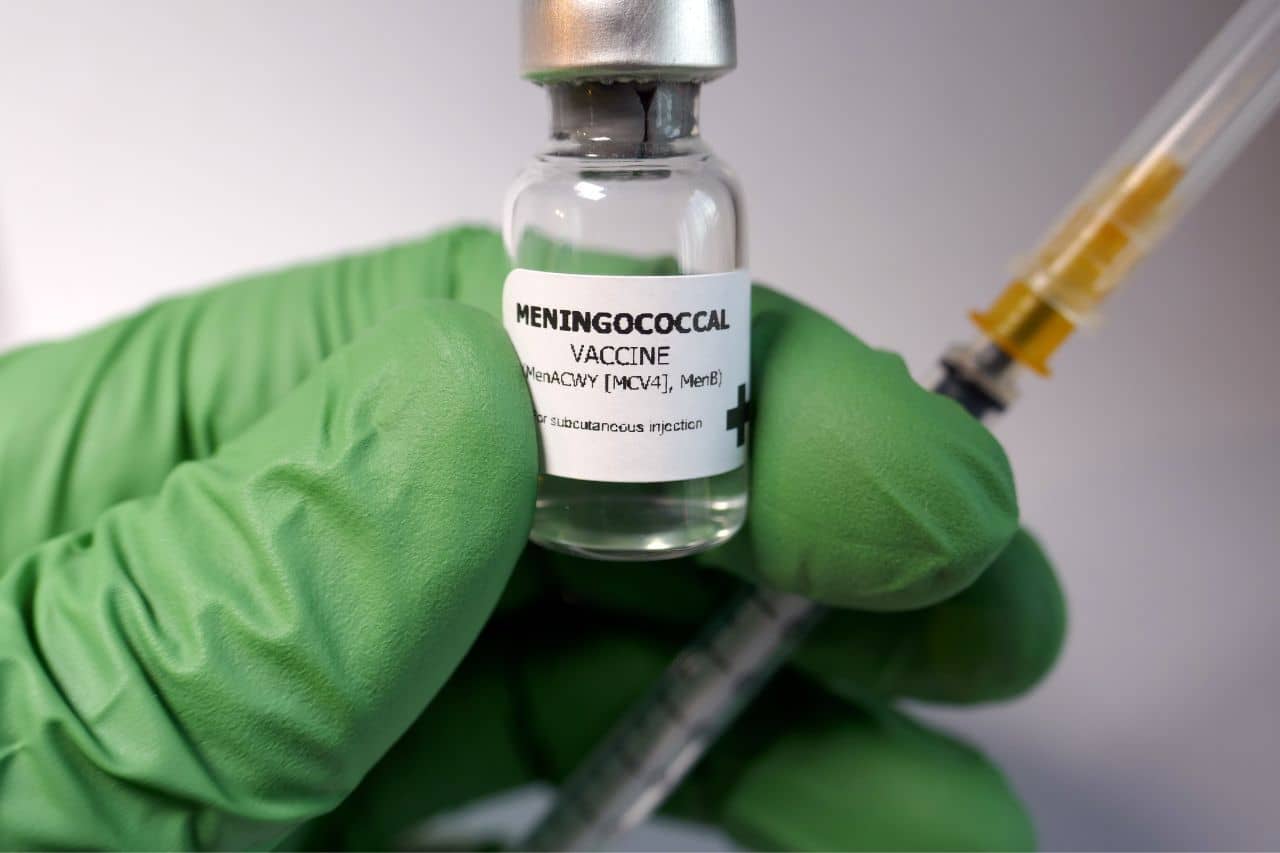Vial of Meningococcal Vaccine