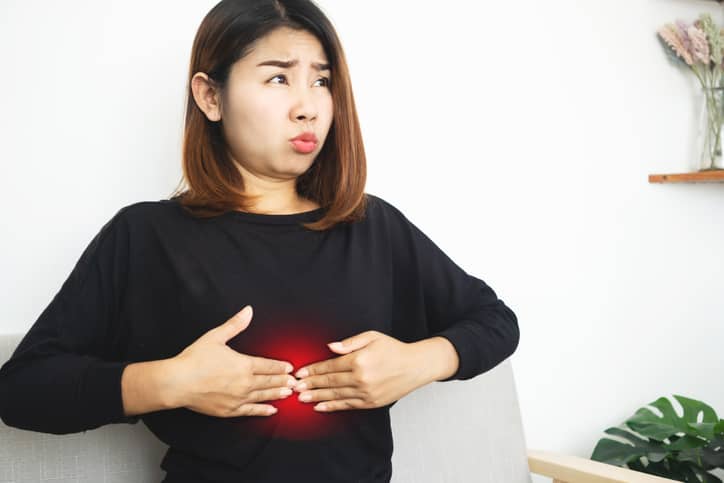 Woman with Chest Pain