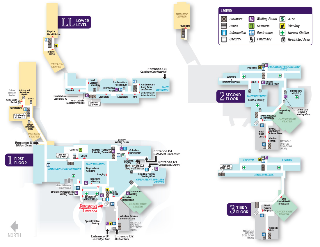 Baptist Health Corbin Construction Map