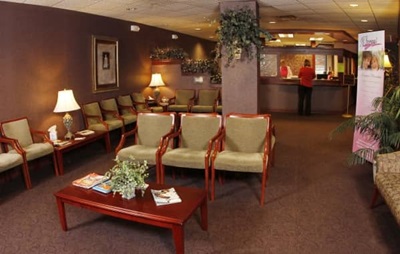 The Women's Diagnostic Center waiting room