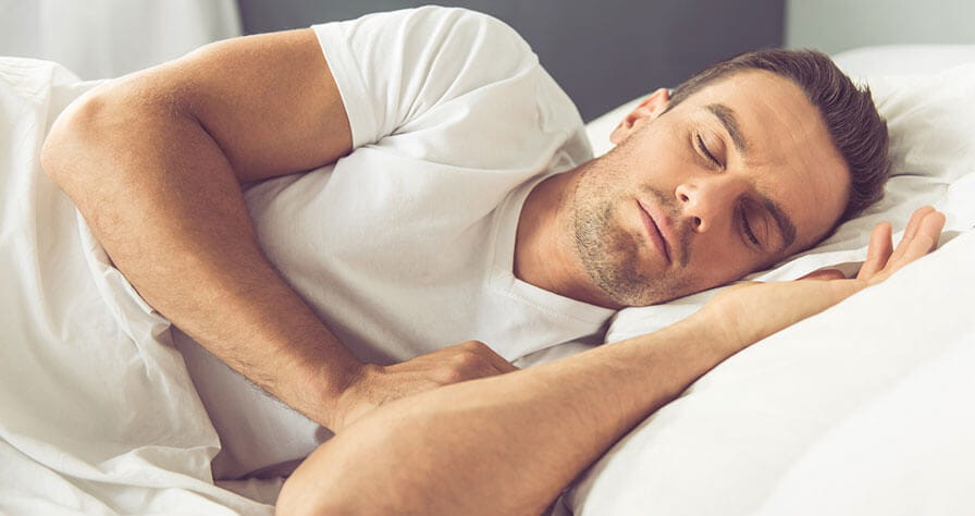 sleeping man