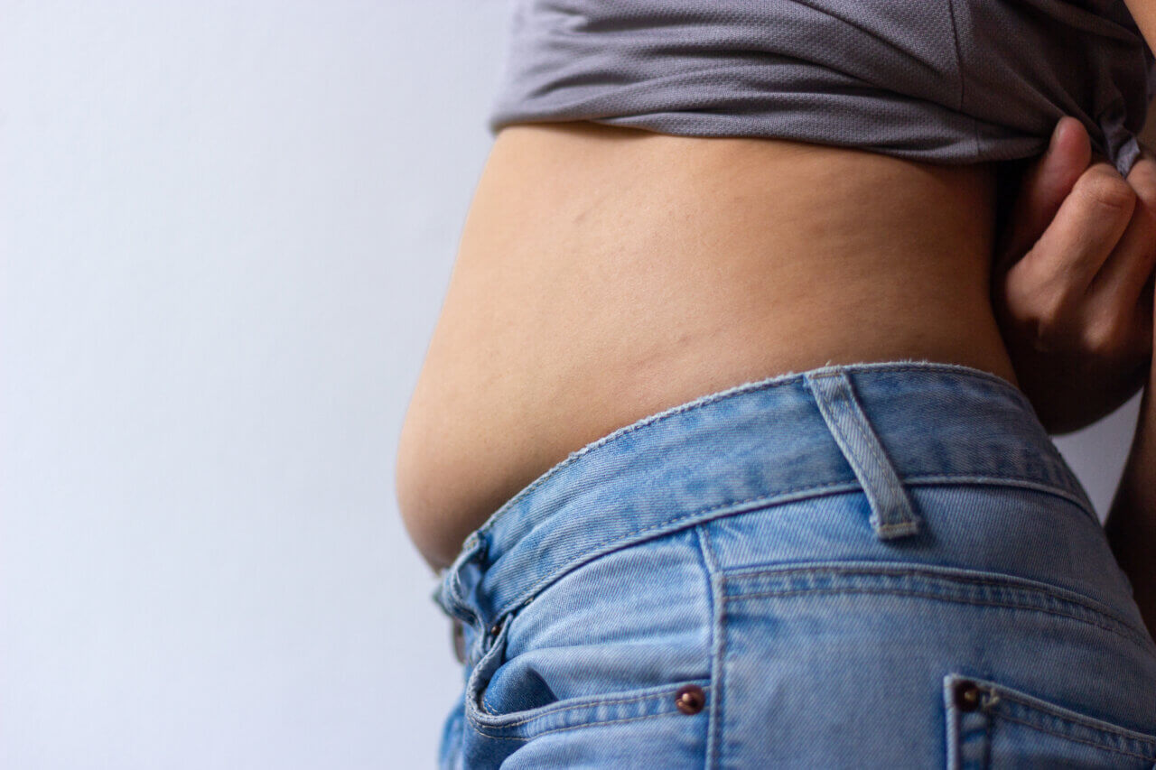 woman bloated after eating