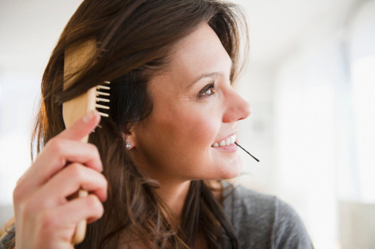 woman with healthy hair