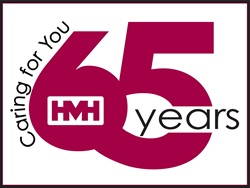 HMH Celebrating 65 Years logo