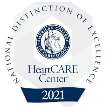 Heart Care Center national distinction of excellence logo
